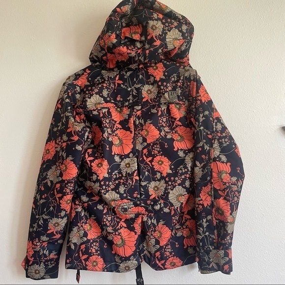 BILLABONG 10K FLORAL INSULATED WATERPROOF COAT - Picture 8 of 9